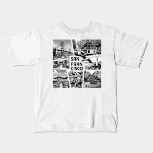 USA CITY - SAN FRANCISCO - TRAVEL -3 Kids T-Shirt